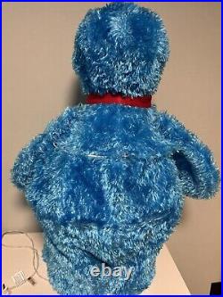 32 Christmas Holiday Sesame Street COOKIE MONSTER Pre-lit Yard Art In Box