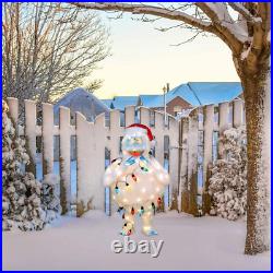 32-Inch Pre-Lit Rudolph the Red-Nosed Reindeer Bumble Christmas Yard Decoration