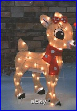 32 Rudolph The Red Nose Reindeer and Clarice Set of Christmas Decorations