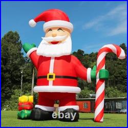 33FT Giant Inflatable Christmas Santa Claus Candycane Yard Xmas Party Decoration 33FT Giant Inflatable Christmas Santa Claus Candycane Yard Xmas Party Decoration