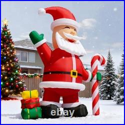 33FT Giant Inflatable Christmas Santa Claus Candycane Yard Xmas Party Decoration 33FT Giant Inflatable Christmas Santa Claus Candycane Yard Xmas Party Decoration