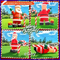 33FT Giant Inflatable Christmas Santa Claus Candycane Yard Xmas Party Decoration 33FT Giant Inflatable Christmas Santa Claus Candycane Yard Xmas Party Decoration