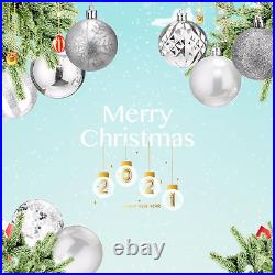 34Ct Christmas Balls Ornaments, 60Mm/2.36 Shatterproof Christmas Tree Ornaments