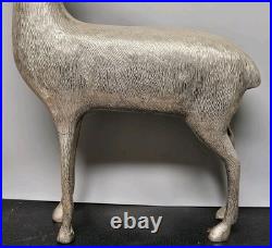 34 Tall Aluminum Christmas Reindeer Candle Holder Candalabra Indoor/Outdoor 34 Tall Aluminum Christmas Reindeer Candle Holder Candalabra Indoor/Outdoor