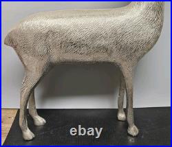34 Tall Aluminum Christmas Reindeer Candle Holder Candalabra Indoor/Outdoor 34 Tall Aluminum Christmas Reindeer Candle Holder Candalabra Indoor/Outdoor