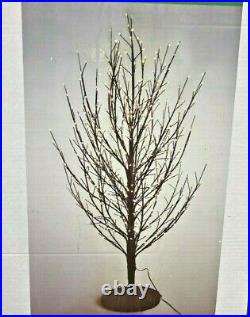 36 DARK BROWN TWIG 3′ WARM WHITE Fairy LED Christmas TREE Adler TR3251WW NEW