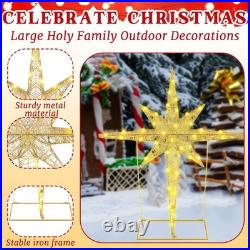 36 Inch Large Christmas Bethlehem Star Theme Light Giant LED Xmas Star of Bet
