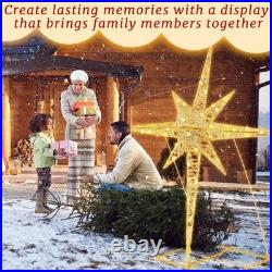 36 Inch Large Christmas Bethlehem Star Theme Light Giant LED Xmas Star of Bet
