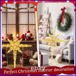 36 Inch Large Christmas Bethlehem Star Theme Light Giant LED Xmas Star of Bet