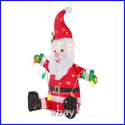 36 Light Up Santa Claus Christmas Indoor Outdoor LED Holiday Yard Decoration