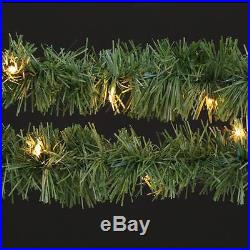 36 ft. Holiday Classics Artificial Christmas Garland 100 Clear Lights