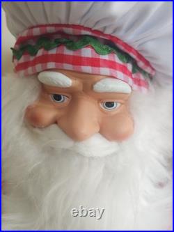 37 Large Chef Baker Santa Statue Christmas Display Gingerbread Dessert Bakery 37 Large Chef Baker Santa Statue Christmas Display Gingerbread Dessert Bakery