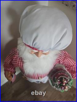 37 Large Chef Baker Santa Statue Christmas Display Gingerbread Dessert Bakery 37 Large Chef Baker Santa Statue Christmas Display Gingerbread Dessert Bakery