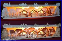 3D-Schwibbogen-Erhöhung Unterbank Weihnachtsmarkt Pyramide Erzgebirge Sockel