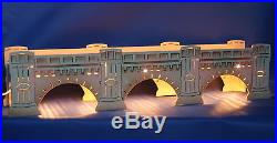 3D Schwibbogen-Sockel 54cm Augustusbrücke Dresden exclusiv Unterbank Erzgebirge