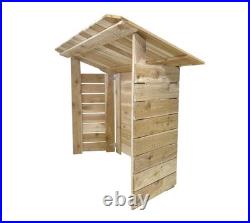 3'2 Cedar Nativity Stable Christmas Display