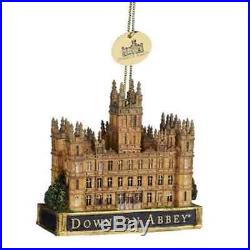 3.5 Downton Abbey Hanging Castle Christmas Tree Ornament Collectible