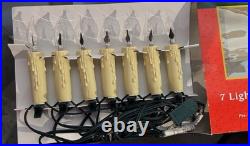 (3) 7 Light Flicker Flame Candle Set Kurt S. Adler Lot Of 3 Boxes (3) 7 Light Flicker Flame Candle Set Kurt S. Adler Lot Of 3 Boxes