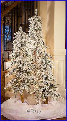 3′ Alpine Slender Tree Clear Lights artificial holiday christmas Xmas white snow