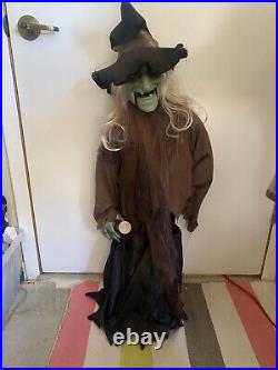 3 FT Halloween Animated singing/movement DANCE Potion Witch PAN ASIAN SEE VIDEO