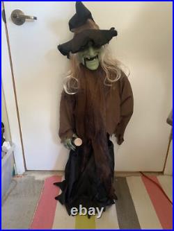 3 FT Halloween Animated singing/movement DANCE Potion Witch PAN ASIAN SEE VIDEO 3 FT Halloween Animated singing/movement DANCE Potion Witch PAN ASIAN SEE VIDEO