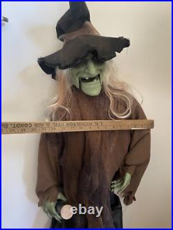 3 FT Halloween Animated singing/movement DANCE Potion Witch PAN ASIAN SEE VIDEO 3 FT Halloween Animated singing/movement DANCE Potion Witch PAN ASIAN SEE VIDEO