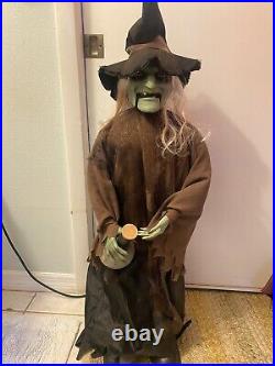 3 FT Halloween Animated singing/movement DANCE Potion Witch PAN ASIAN SEE VIDEO