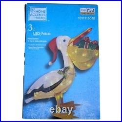 3 FT Pelican LED Christmas Light Yard Sculpture Prop Tropical Beach Sea Life