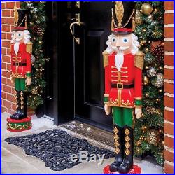 3 Foot Outdoor Life Like Nutcracker Sculpture Christmas Toy Soldier Statue G