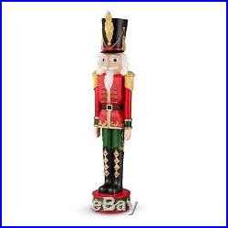 3 Foot Outdoor Life Like Nutcracker Sculpture Christmas Toy Soldier Statue G
