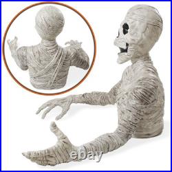 3 Ft. Halloween Groundbreaker Mummy Scary Outdoor Yard Lawn Graveyard Decoration
