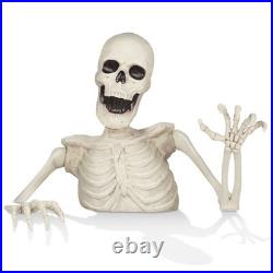 3 Ft. Halloween Groundbreaker Skeleton, Giant Scary Outdoor Yard Decoration