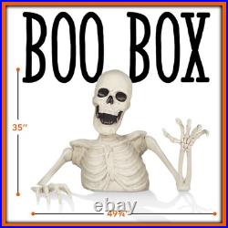3 Ft. Halloween Groundbreaker Skeleton, Giant Scary Outdoor Yard Decoration 3 Ft. Halloween Groundbreaker Skeleton, Giant Scary Outdoor Yard Decoration
