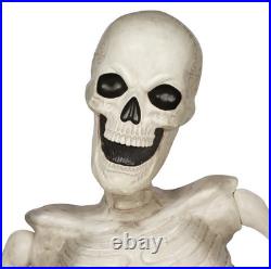 3 Ft. Halloween Pumpkin Groundbreaker Skeleton Giant Scary Outdoor Yard Décor
