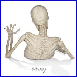 3 Ft. Halloween Pumpkin Groundbreaker Skeleton Giant Scary Outdoor Yard Décor