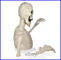 3 Ft. Halloween Pumpkin Groundbreaker Skeleton Giant Scary Outdoor Yard Décor