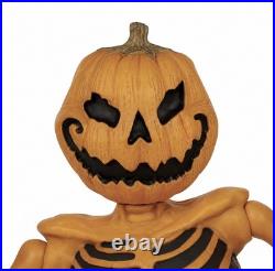 3 Ft. Halloween Pumpkin Groundbreaker Skeleton Giant Scary Outdoor Yard Décor