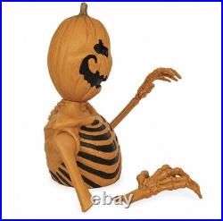 3 Ft. Halloween Pumpkin Groundbreaker Skeleton Giant Scary Outdoor Yard Décor