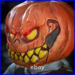 3 Ft Rotten Patch Animated LED Pumpkin Twins 2021 Home Depot Accents HARD 2 FIND