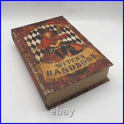 3 Halloween Witch's Handbook Spells & Potions Retro Style Faux Books Stash Boxes