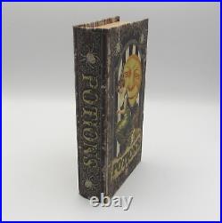 3 Halloween Witch's Handbook Spells & Potions Retro Style Faux Books Stash Boxes