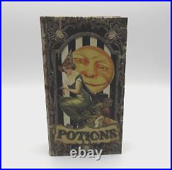 3 Halloween Witch's Handbook Spells & Potions Retro Style Faux Books Stash Boxes