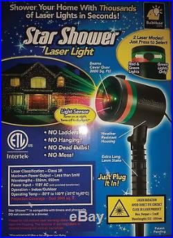 3 PACK Star Shower Laser Light AS SEEN ON TV Christmas Decor Indoor Outdoor