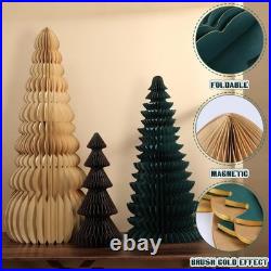 3 Pcs Honeycomb Christmas Tree Set 4ft 3ft 2ft Paper Decorations 3 Pcs Honeycomb Christmas Tree Set 4ft 3ft 2ft Paper Decorations