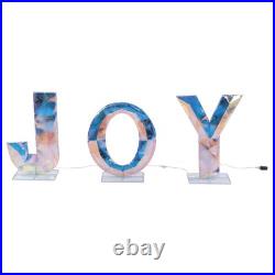 3 Pcs Outdoor JOY Christmas Nativity Scene Decorations Lighted Garden Yard Sign 3 Pcs Outdoor JOY Christmas Nativity Scene Decorations Lighted Garden Yard Sign