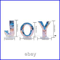 3 Pcs Outdoor JOY Christmas Nativity Scene Decorations Lighted Garden Yard Sign 3 Pcs Outdoor JOY Christmas Nativity Scene Decorations Lighted Garden Yard Sign