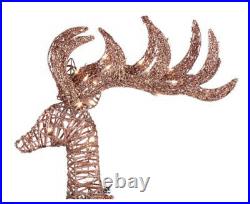 3-Piece Reindeer Outdoor Lawn Set Christmas Holiday Decoration 210 Clear Lights