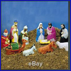 3 Piece Wisemen Set Outdoor Lighted Blow Molded Nativity Figures