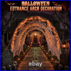 3 Sets 6.6 Ft Halloween Lighted Archway Outdoor, Orange