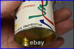 3 Vintage Pop Art North Pole American Paint Co. Christmas Tree Ornaments Pouring